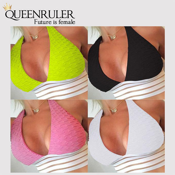 Sexy Running Bra (Black) - Queenruler