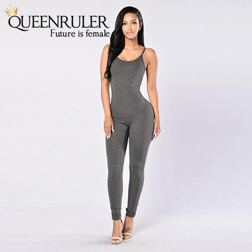Quick-Dry Athletic Jumpsuit (Dark Gray) - Queenruler