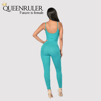 Quick-Dry Athletic Jumpsuit (Blue) - Queenruler