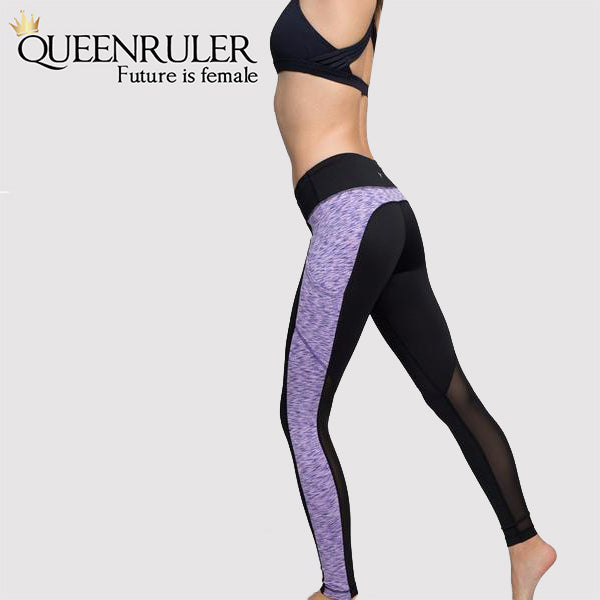 Active Women Fitness Leggings (Purple) | Queensruler