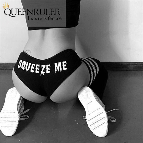 Squeeze Me Pantie (Black) - Queenruler