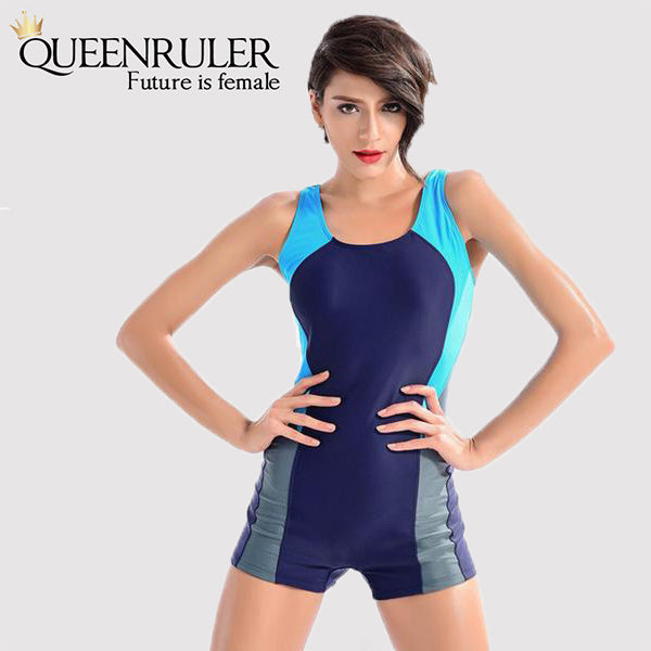One Piece Fashion Swimsuit (Purple) - Queenruler