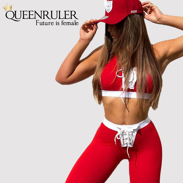 New Two Piece Drawstring Tracksuit - Queenruler