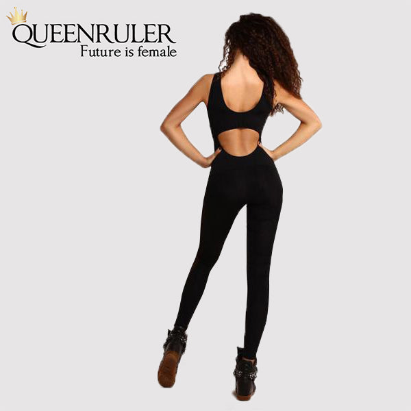 Women Jumpsuit (Black) - Queenruler