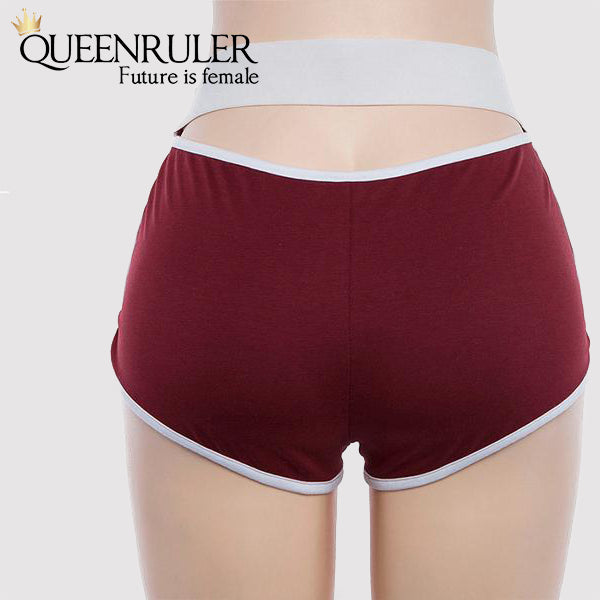 Hot Cotton Athletic Shorts (Red) - Queenruler