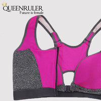 Professional Zipper Bra (Pink) - Queenruler