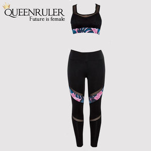 Sleeveless Crop Top 2 PC Set - Queenruler