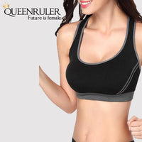 Breathable Fitness Bra (Black) - Queenruler