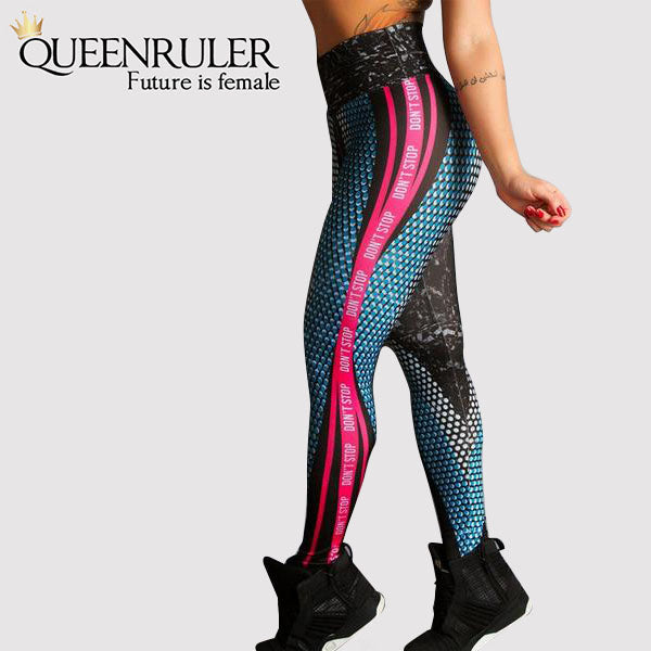Limited Edition Honeycomb Print Leggings - Queenruler