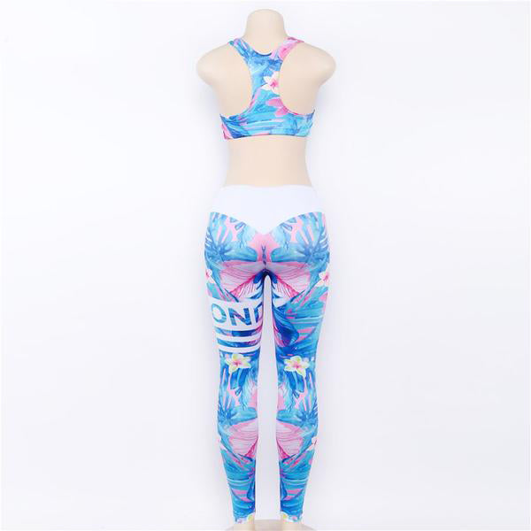 Retro Digital Print Athletic Set - Queenruler