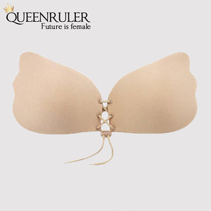 Sexy Wings Fitness Bra (Smooth Khaki) - Queenruler