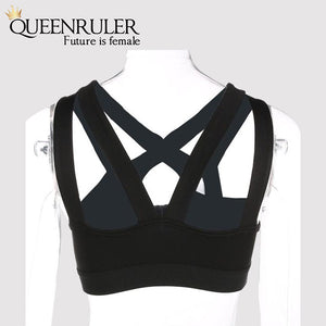 Strappy Sport Bra - Queenruler
