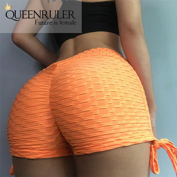 Sexy Laces Shorts (Orange) - Queenruler