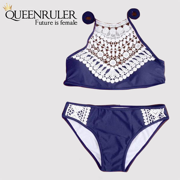 Sexy Brazilian Bikini (Lace Navy) - Queenruler