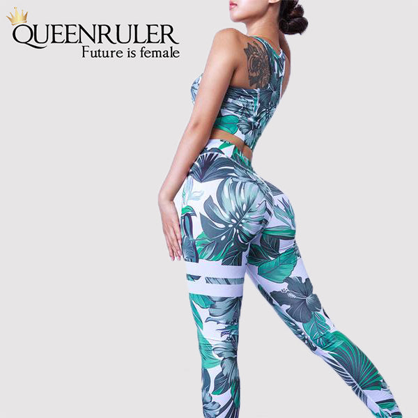 Two Piece Workout Set (Black) - Queenruler