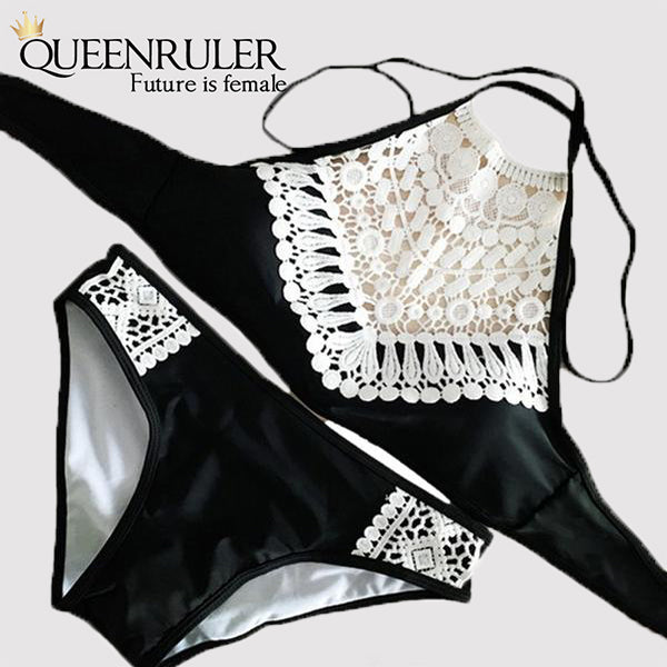 Sexy Brazilian Thong (Lace Black) - Queenruler