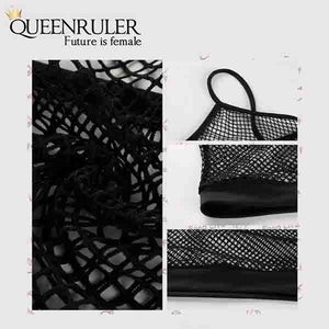 Sexy women Mesh Sports Bra (Black) - Queenruler