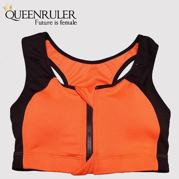 Women Sport Fitness Bra (Orange) - Queenruler