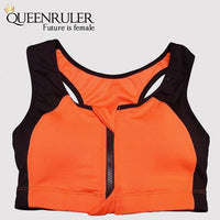 Women Sport Fitness Bra (Orange) - Queenruler