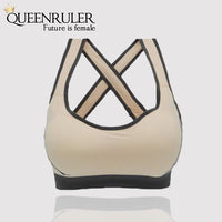 Breathable Fitness Bra (Beige) - Queenruler