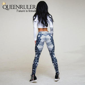 New Honeycomb Print Fitness Set - Queenruler