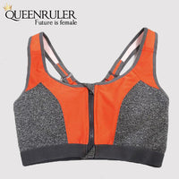 Professional Zipper Bra (Orange) - Queenruler