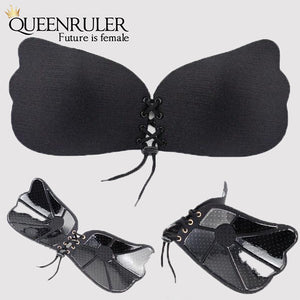 Sexy Wings Fitness Bra (Brushed Black) - Queenruler