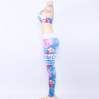 Retro Digital Print Athletic Set - Queenruler