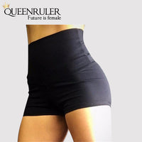 High Waist Elastic Yoga Shorts - Queenruler