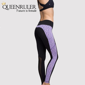 Women Fitness Leggings (Purple) - Queenruler