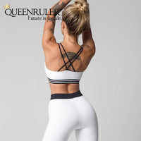 2 Piece Fashion Ribbons Sweatsuit - Queenruler