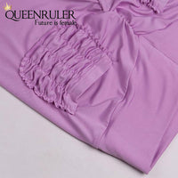 High Elastic Yoga Pants (Lavender) - Queenruler