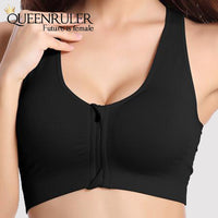 Cleavage Enhancing Athletic Bra (Black) - Queenruler