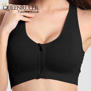 Cleavage Enhancing Athletic Bra (Black) - Queenruler