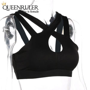 Strappy Sport Bra - Queenruler