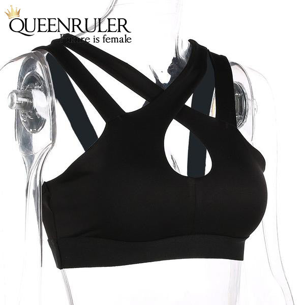 Strappy Sport Bra - Queenruler