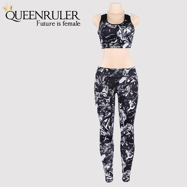 Two Piece Fitness Tracksuit (Blue) - Queenruler