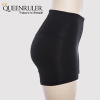 High Waist Push Up Shorts (Black) - Queenruler