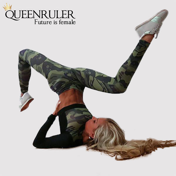New Gym Fitness Sportswear (Brown Green) - Queenruler