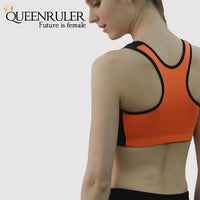 Women Sport Fitness Bra (Orange) - Queenruler