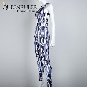 Military Camo Athletic Bodysuit - Queenruler