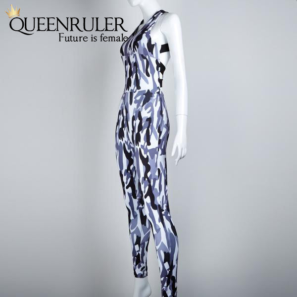 Military Camo Athletic Bodysuit - Queenruler