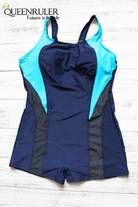 One Piece Fashion Swimsuit (Purple) - Queenruler