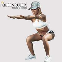 Sexy One Shoulder Sports Bra (White) - Queenruler