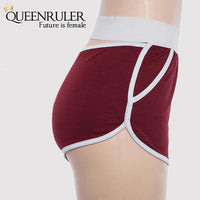 Hot Cotton Athletic Shorts (Red) - Queenruler