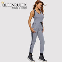 Sexy Backless Gym Jumpsuit - Queenruler
