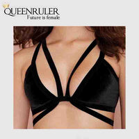 Sexy sport Strap bra (Black) - Queenruler