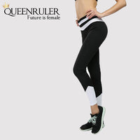 Quick Dry Running Leggings (Black) - Queenruler