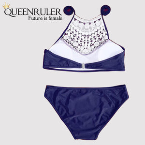 Sexy Brazilian Bikini (Lace Navy) - Queenruler