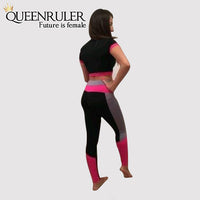Two Piece Sport Suit (Rose) - Queenruler